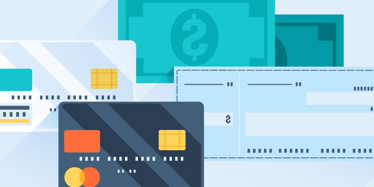 illustrations of payment methods